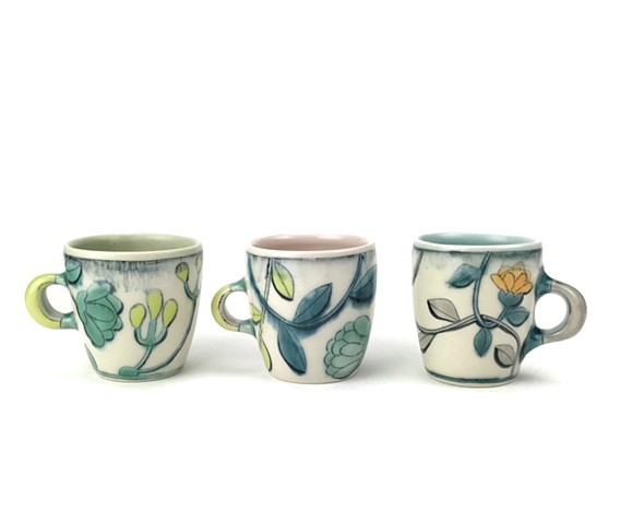 Floral Cups
