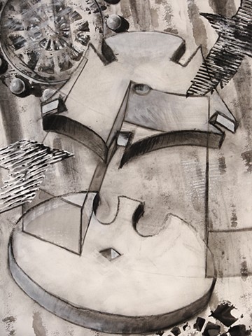 detail - Study #1 for Lens of Intermittence