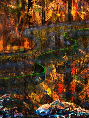 detail - The River Trees - Light of the Esopus Navy