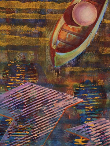 detail - Past Floats Home While Present Flies Over