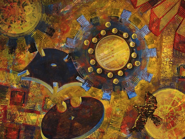 detail - Lens of Chance - Intermittent Phases of the Past and Future