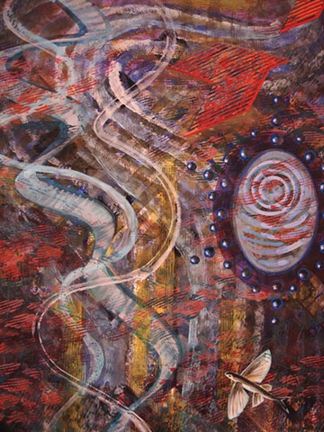 detail - If the Music of the Spheres is Just a Whispering Breeze - Listen for the Cardinal Points
