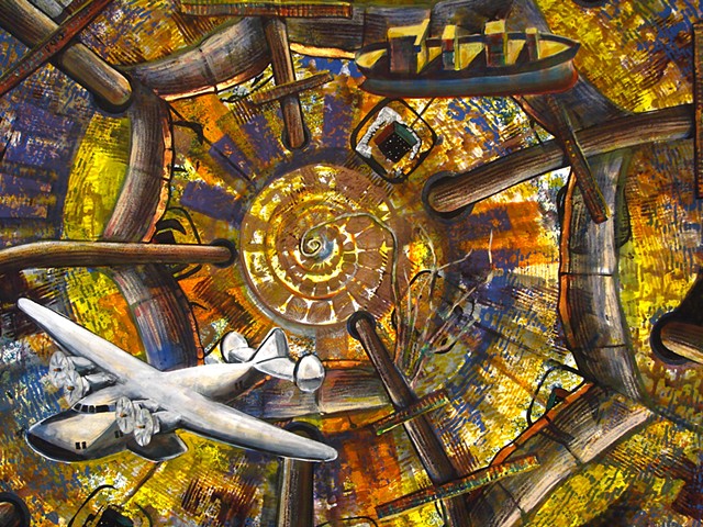 detail - Nowhere Having Everywhere To Go - Overlapping Now