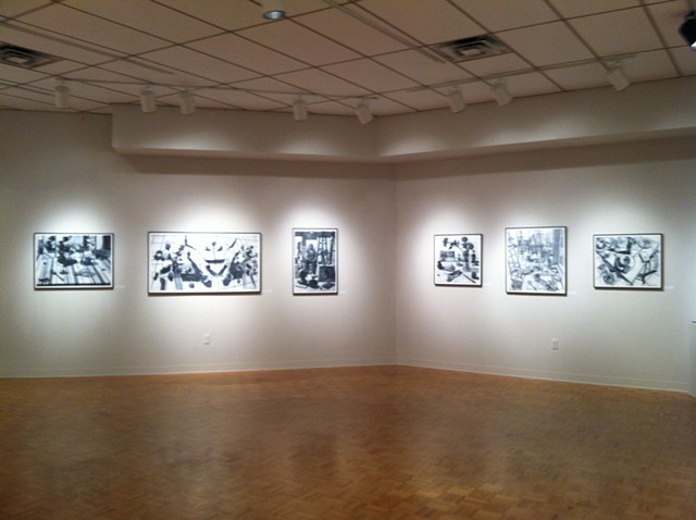 Solo exhibit at Wright State University in the Experimental Gallery in Dayton, Ohio