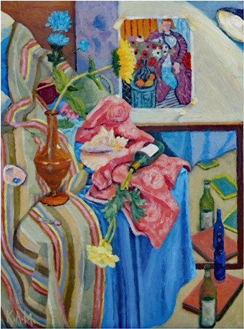Still Life with Illuminated Matisse