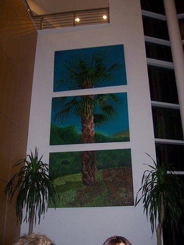 Painting in Main lobby at Palmetto Bay Office Complex Miami
