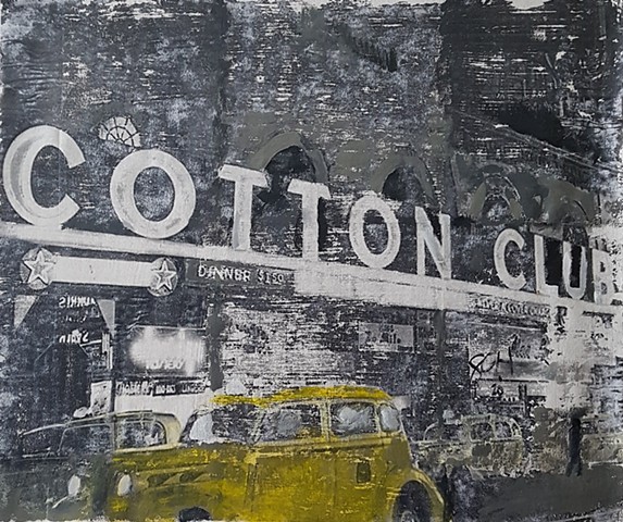 Cotton Club - Acrylic on Canvas -17x18 Sold