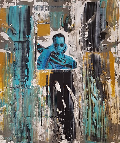 Miles Davis 02 - Acrylic on Canvas -20x24
