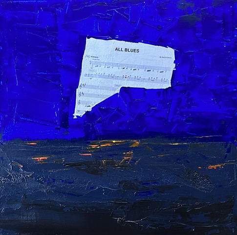 Miles Davis All Blues -Acrylic on canvas-16x16
