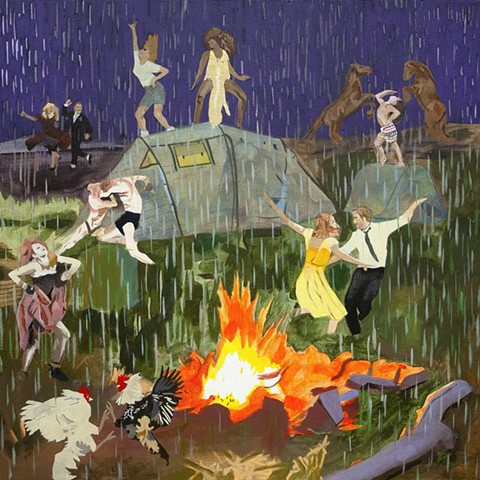Said the Falling Rain To the Open Flame