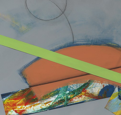 Chris D Smith, BPOS (Detail), 2012, acrylic, oil and charcoal on panel, 40" x 36"