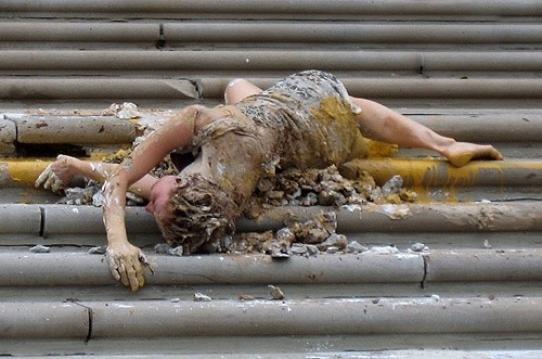 Video of Live Performance: The Washing (Museum Stairs)