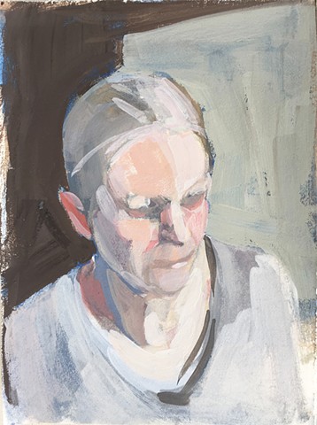self-portrait (reading)