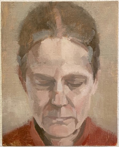 self-portrait (reading by the window)