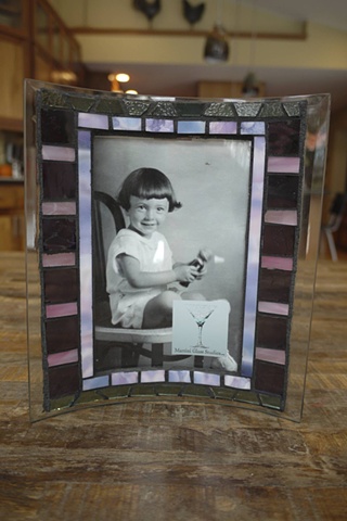 4x6 curved frame, purple