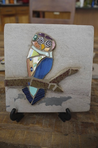 Slate owl, square