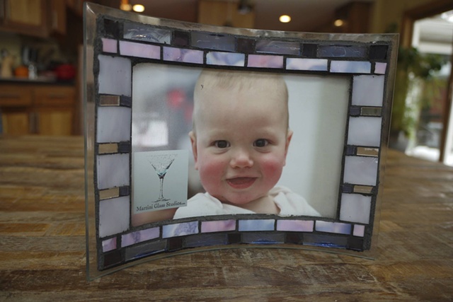 4x6 curved glass frame, pinks