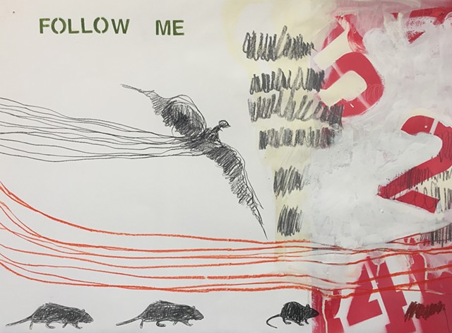 Follow Me Bird with Lab Mice