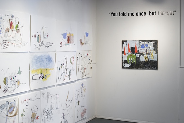 'You told me once, but I forgot' (Friends series) Exhibition
Vertigo Gallery, Vernon BC