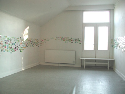 Pocket Paintings & Dollhouse Paintings (Installation view)