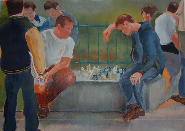 Chess Players in the Park