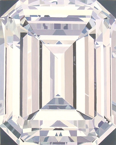 White Emerald Cut Diamond