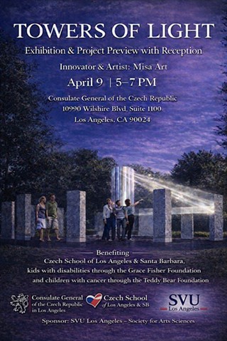 TOWERS OF LIGHT - Preview of interactive public project and reception FREE RSVP