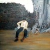 Man on bench (sold)