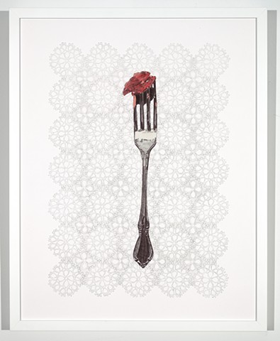 Fork and Cherry