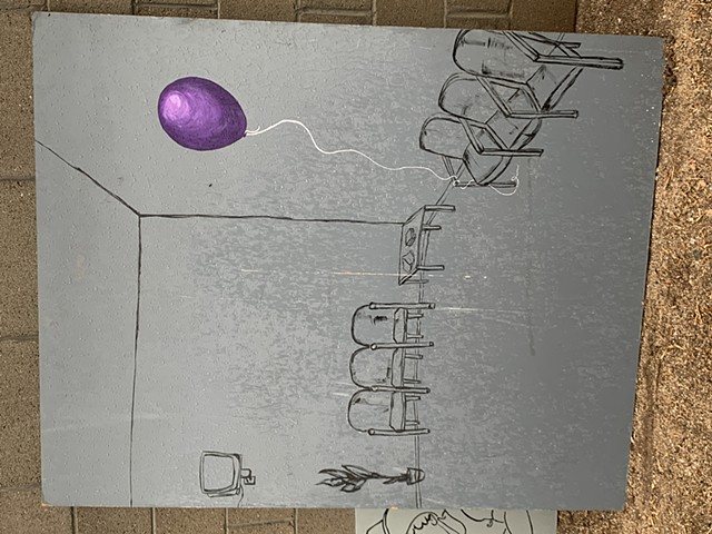 graduation day back (a waiting room)