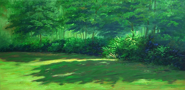 oil, canvas, landscape