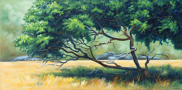 oil, acrylic painting, canvas, BC, landscape