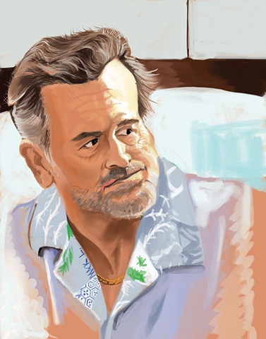 Bruce Campbell Caricature