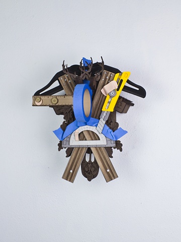 Golem #43; cuckoo clock with tools