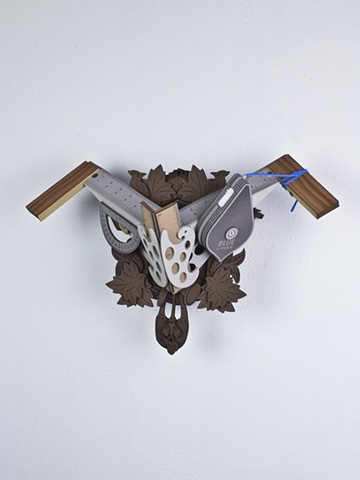 Golem #41; cuckoo clock with tools