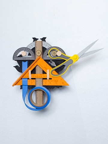Golem #3; cuckoo clock with tools