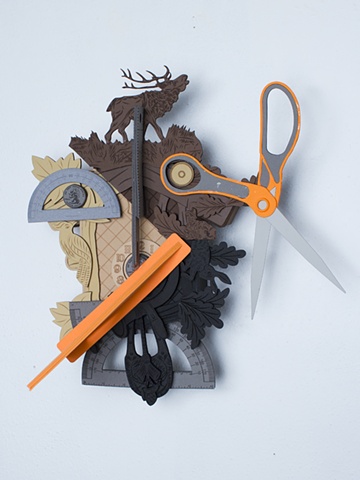 Frankenstein's Monster #26; cuckoo clocks with tools
