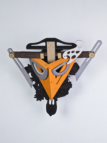 Golem #27; cuckoo clock with tools