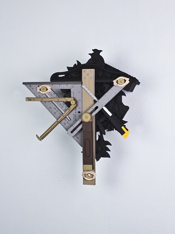 Golem #25; cuckoo clock with tools