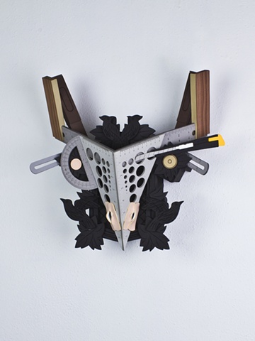 Golem #26; cuckoo clock with tools