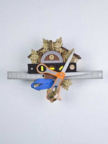 Golem #44; cuckoo clock with tools