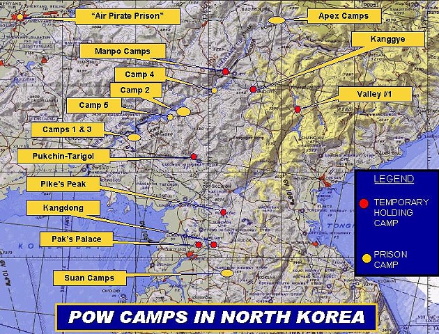 POW Camps Map