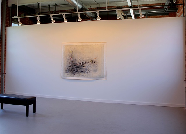 Installation view of Collider at the Orison Project July/August 2012.