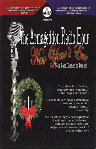 Poster for "Armageddon Radio Hour New Years Eve" 2005.