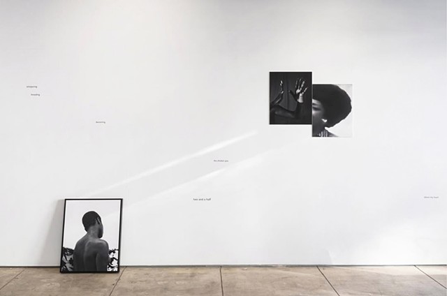 lick of tongue rub of finger on soft wound, Webber Gallery, 2025 
