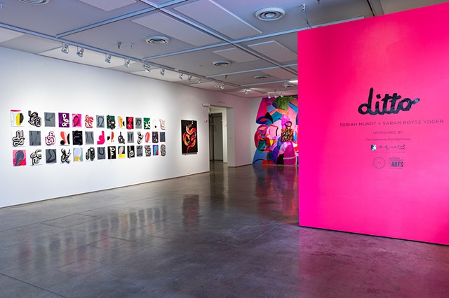 DITTO (with Tobiah Mundt), Second Street Gallery, Charlottesville, VA, 2023
