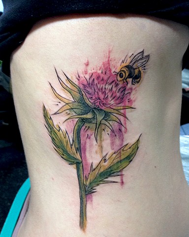 Thistle and Bee