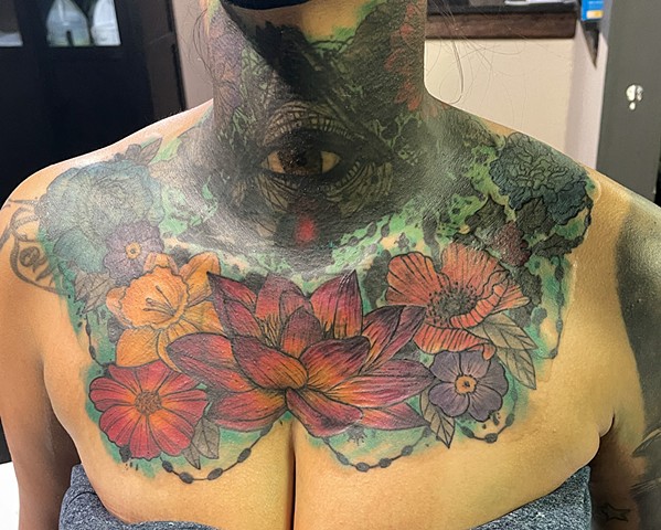 Chest and neck cover up