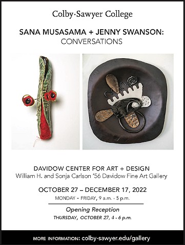 Exhibit at Davidow Center for Art & Design, Colby-Sawyer College, New London, NH