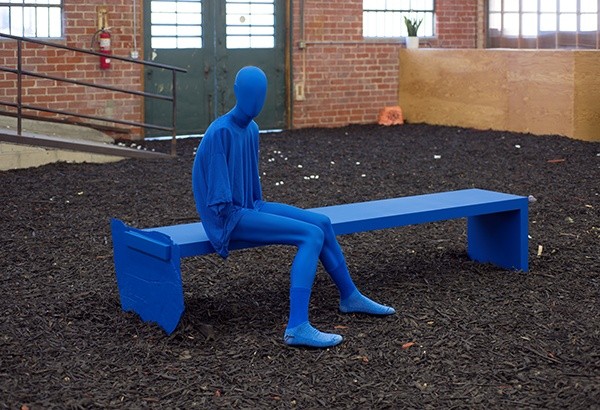 Sayre Gomez
Bench with Figure (Angst Model) in Cerulean
